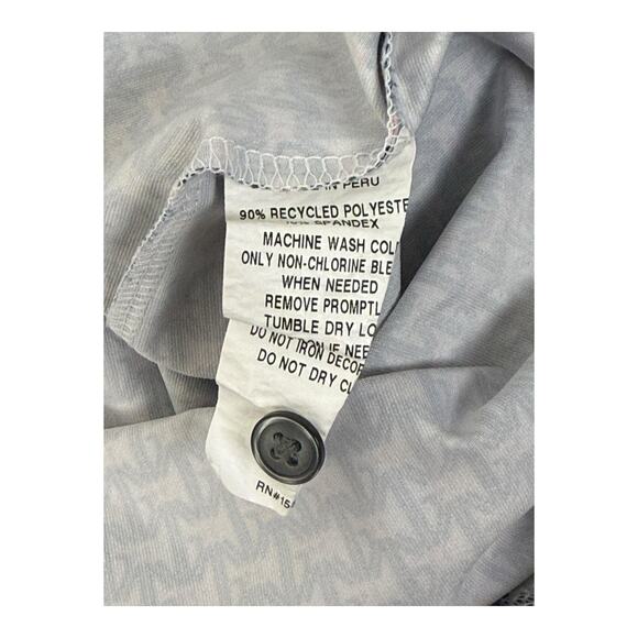 Greyson Men's 2XL Polo Shirt Blue Pink Geometric Print Short Sleeve Golf Polo - Picture 14 of 14